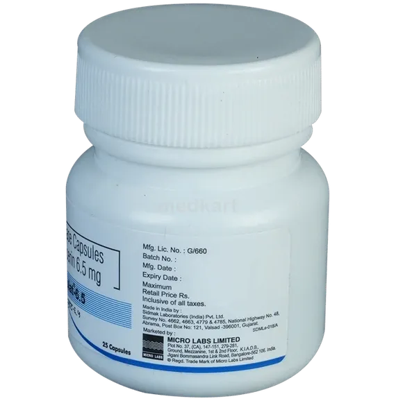 angiplat 6.5mg tablet 25's